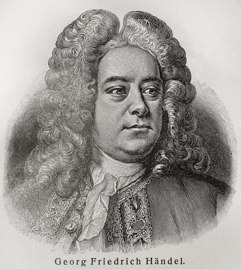 Georg Friedrich Handel editorial stock photo. Image of famous - 20464073