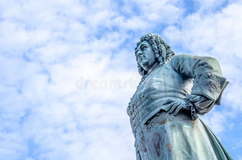 Georg Friedrich Handel Statue in Halle Saale