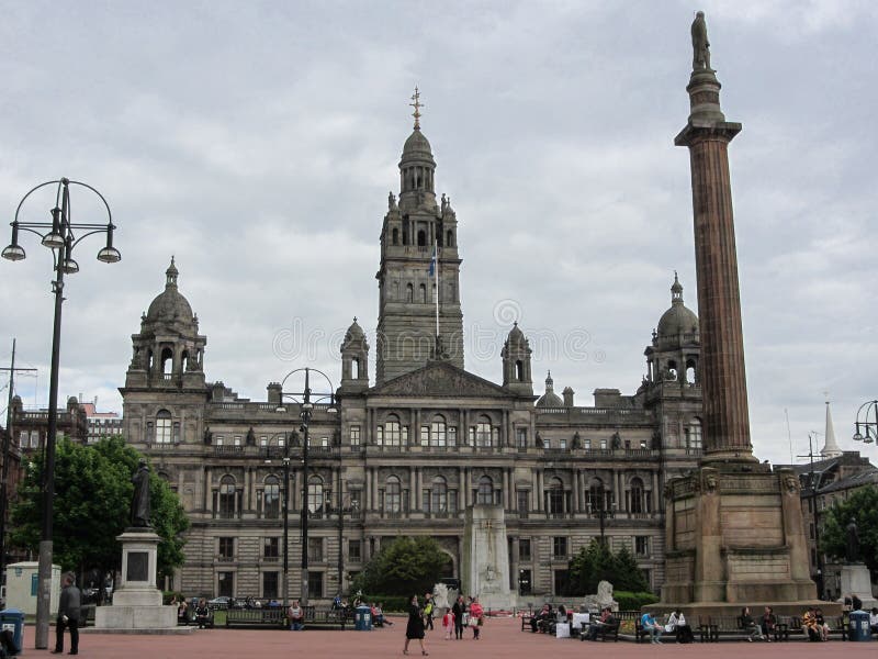 Square, Glasgow, Scotland Editorial Stock Photo Image of
