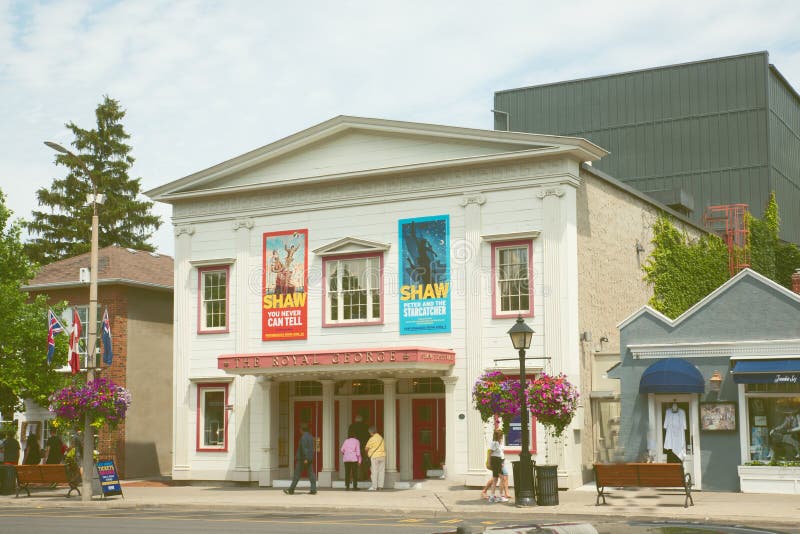 George Theatre real no Niagarra Canadá foto de stock