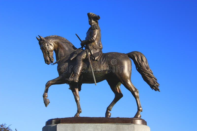 George Washington Statue stock photo. Image of horse, modern - 6419100