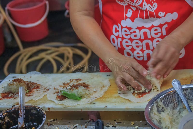 Georgetown Street Food Hawkers Stock Photo - Image of eating, ethnic