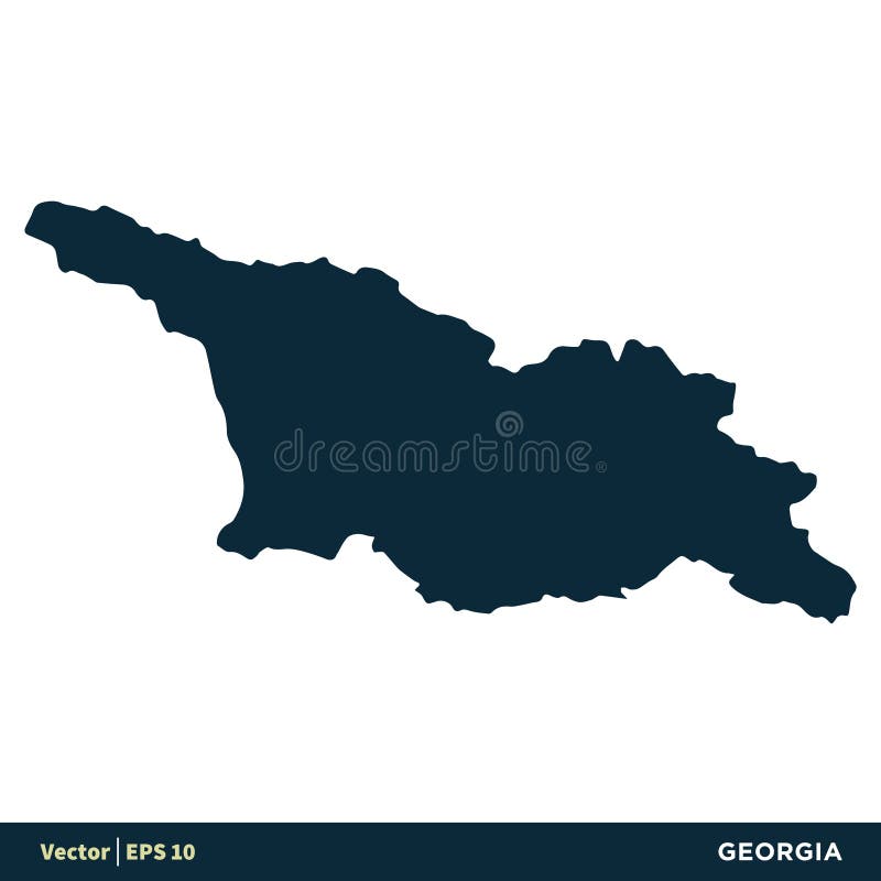Georgia - los pa?ses de Europa trazan dise?o del ejemplo de la plantilla del icono del vector Vector EPS 10 stock de ilustración Georgia - los pa?ses de Europa trazan dise?o del ejemplo de la plantilla del icono del vector Vector EPS 10 stock de ilustración