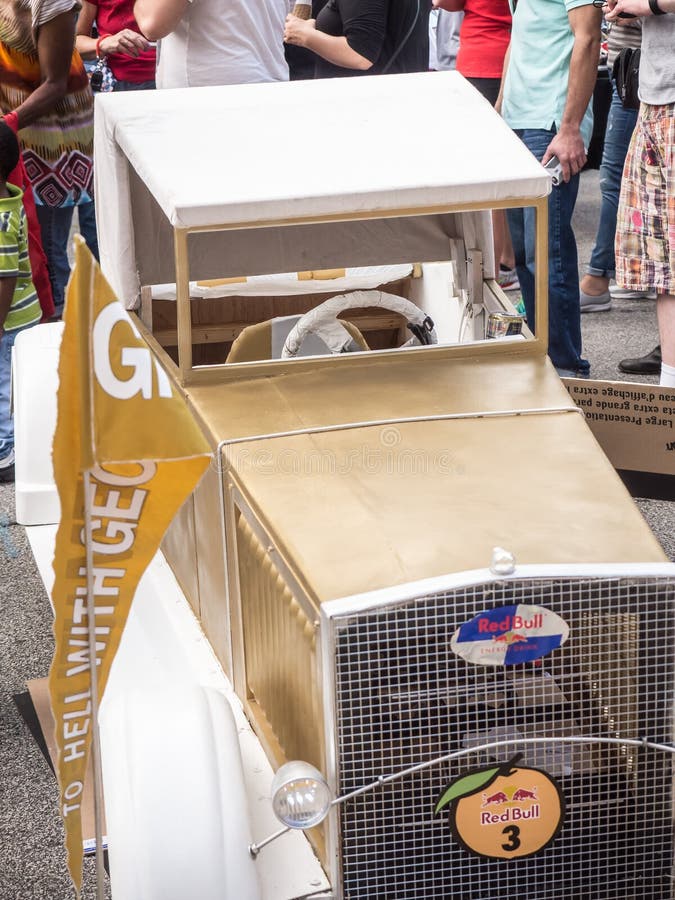 Georgia Tech Red Bull Soapbox-Auto stock afbeeldingen Georgia Tech Red Bull Soapbox-Auto stock afbeeldingen