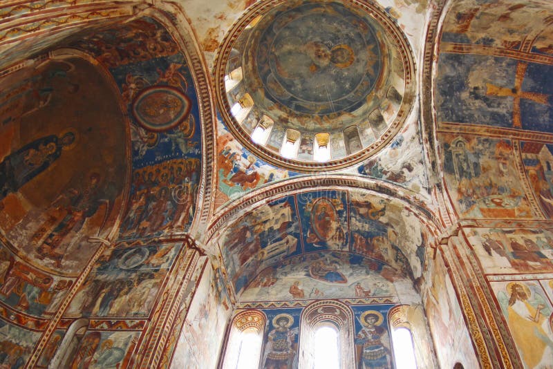 Inside Agios Nikolaos Monastery,Meteora,Greece Stock Image - Image of ...