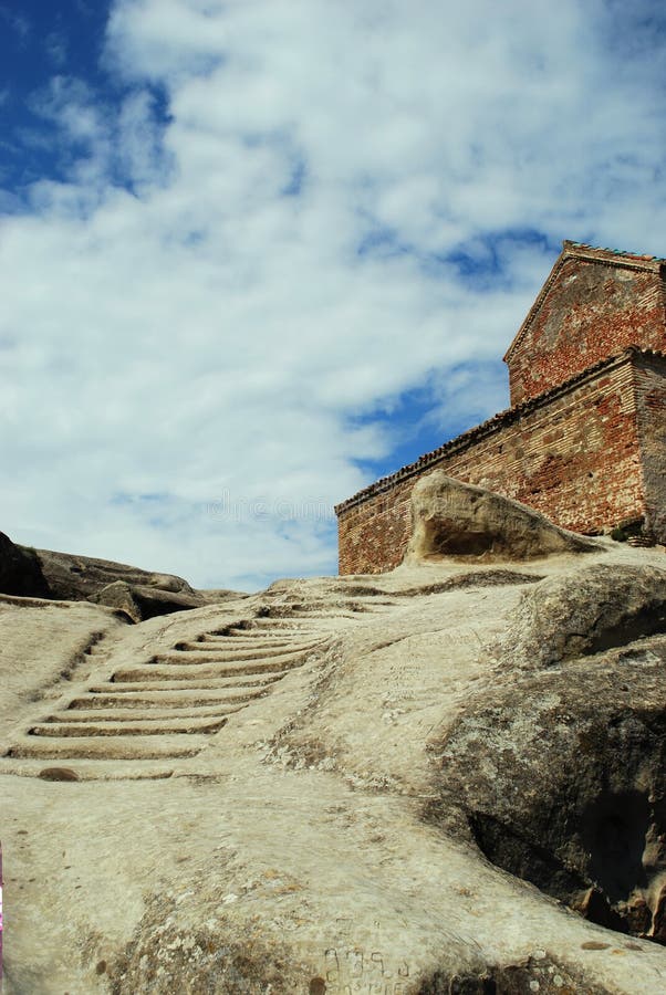 Georgian stone city - Uplistsikhe