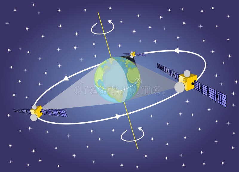 Geostationary Satellite Royalty Free Stock Photography Image 27923997