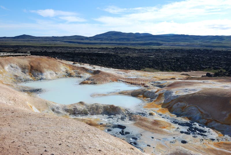 Geothermal area