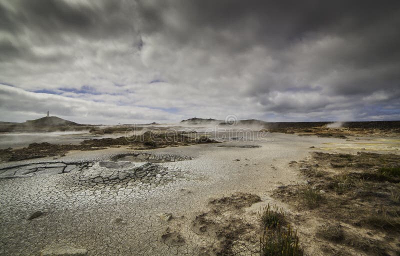 Geothermal Area royalty free stock photos