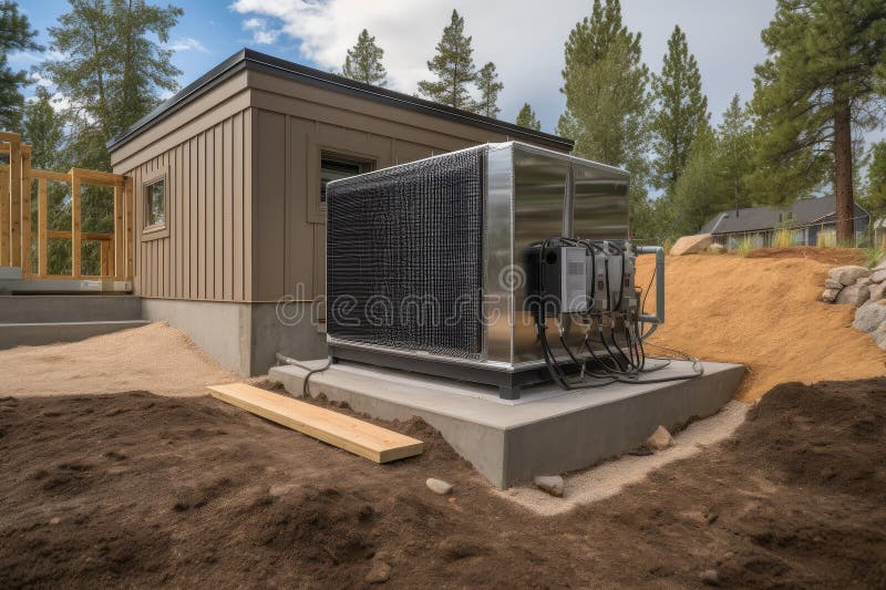 Geothermal Heat Pump System, Efficiently Heating and Cooling Home Stock