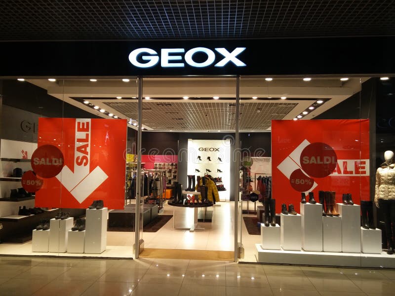 Geox store stock Image of expensive 50517239
