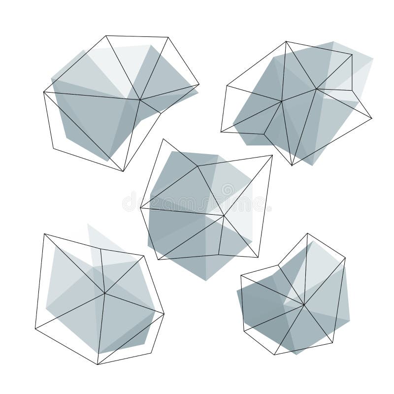 Geplaatste driehoeks lage polycirkels Abstract bedrijfspictogrammenconcept Vector illustratie vector illustratie Geplaatste driehoeks lage polycirkels Abstract bedrijfspictogrammenconcept Vector illustratie vector illustratie