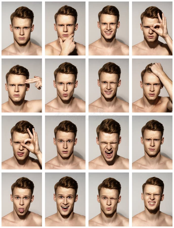 Geplaatste mensen emotionele portretten stock foto's Geplaatste mensen emotionele portretten stock foto's