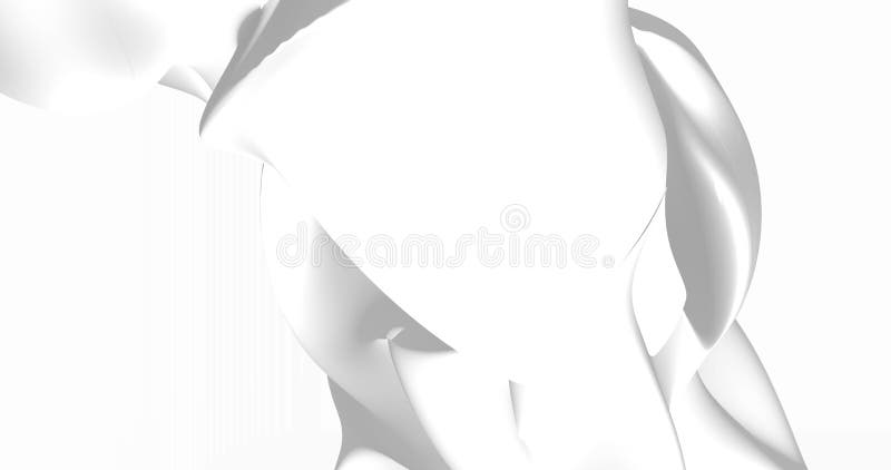 Geplündert. abstrakter weißer Hintergrund mit dynamisch grauen 3D-Linien 3d-Animation weißer Linien. moderner Videohintergrund stock abbildung