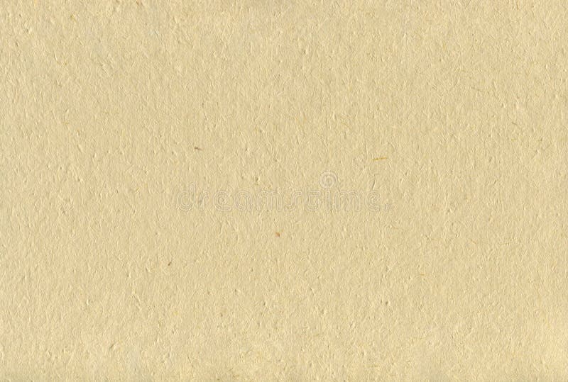 Gerecycleerde Beige Tan Art Paper Texture Background, de Verfrommelde Met de hand gemaakte Horizontale Close-up van Ruwe Rijststr