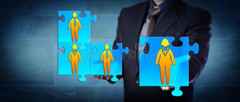 Gerente de aluguer Completing uma equipe do negócio fotos de stock royalty free Gerente de aluguer Completing uma equipe do negócio fotos de stock royalty free