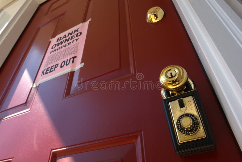 Gerichtliche Verfallserklärung stockfotografie Gerichtliche Verfallserklärung stockfotografie