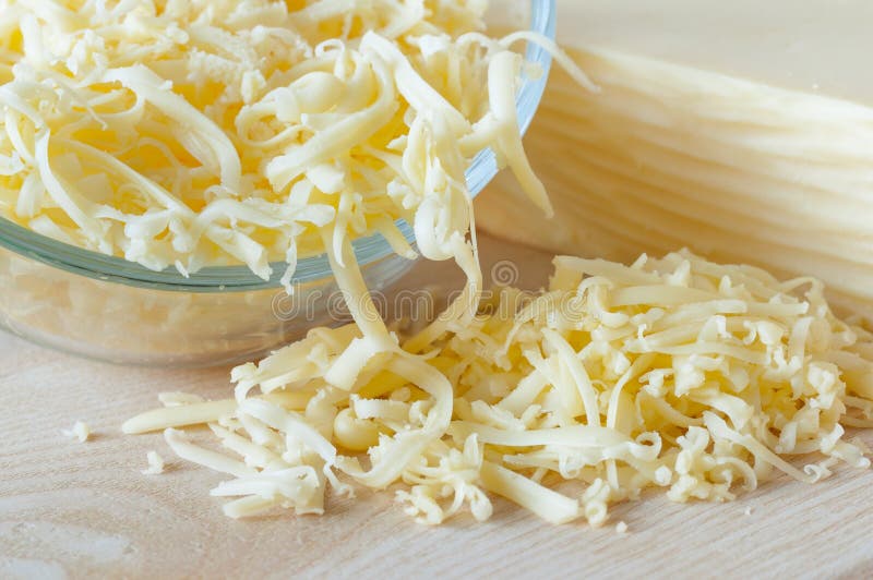 Geriebener Käse lizenzfreie stockfotografie Geriebener Käse lizenzfreie stockfotografie