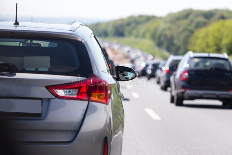 German Autobahn Traffic Jam Stock Image Image of crowded, commute
