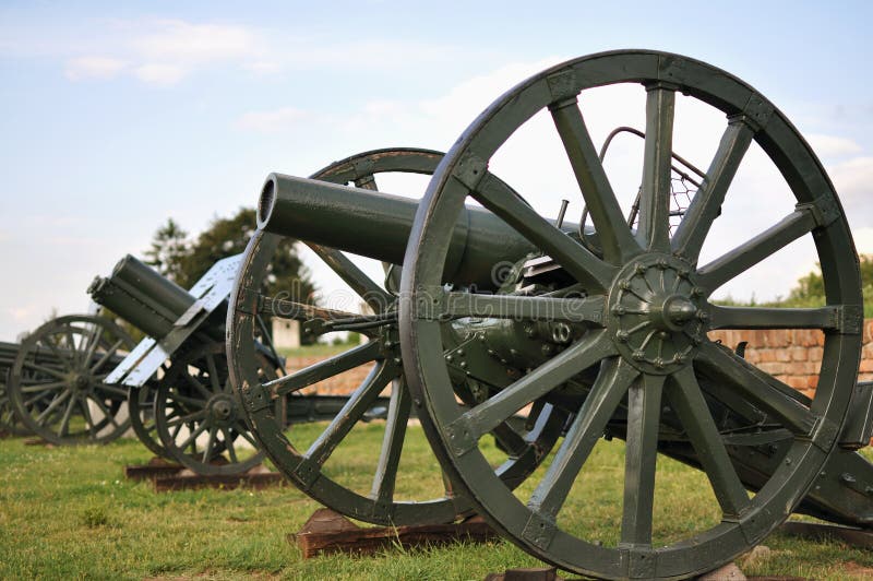 German Cannon From A First World War Royalty Free Stock Photography