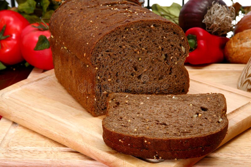 German Dark Wheat Bread stock image. Image of breakfast 5005821