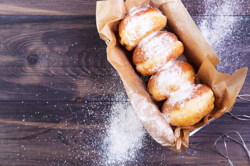 German donuts - berliner stock photo. Image of baking - 77139158