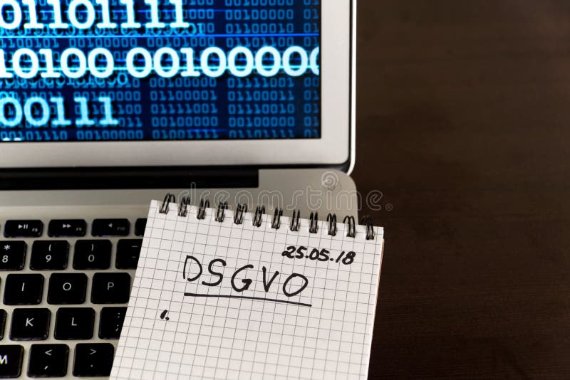 German General Data Protection Regulation GDPR concept - new law royalty free stock photo German General Data Protection Regulation GDPR concept - new law royalty free stock photo
