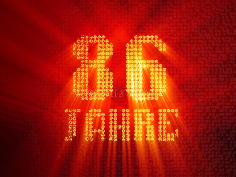 Golden Eighty Three And The Word Of The Year, Decorated With Stars