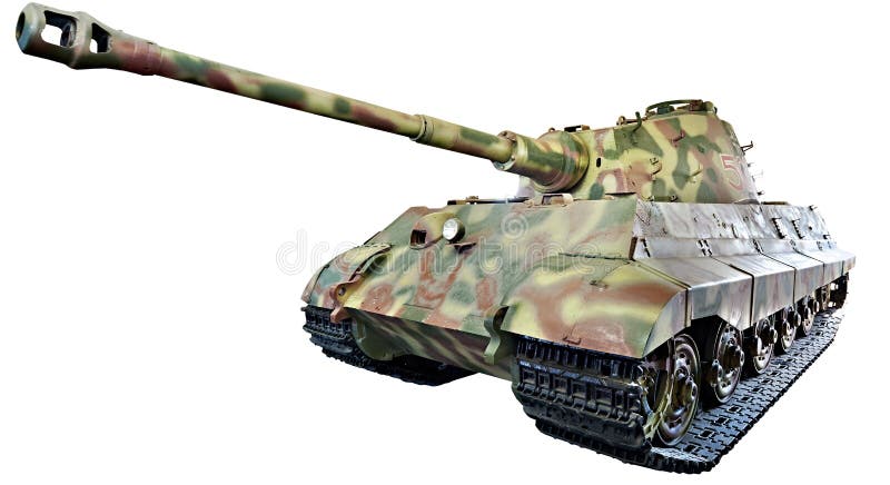 German heavy tank PzKpfw VI Ausf B Tiger II King Tiger isolated