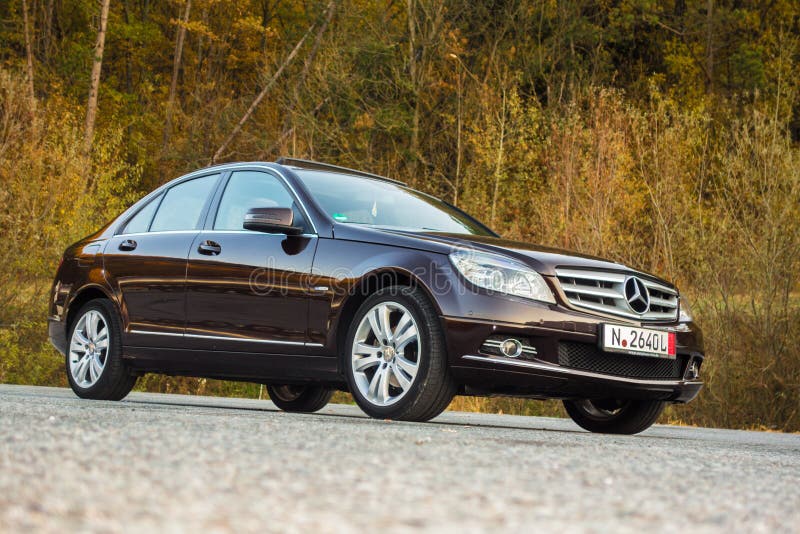 German Luxurious Sedan Car Xxl Sunroof Red Brown Leather