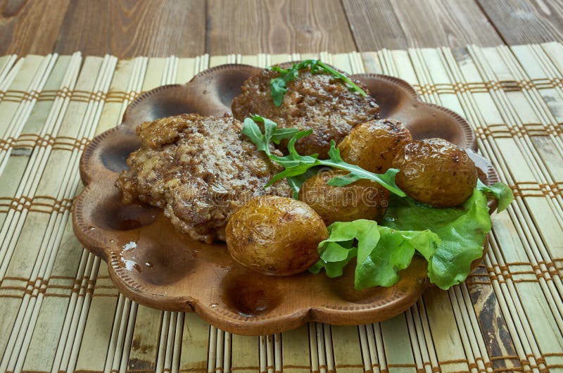German Meat Patties stock photo. Image of grilled, frying 101542434
