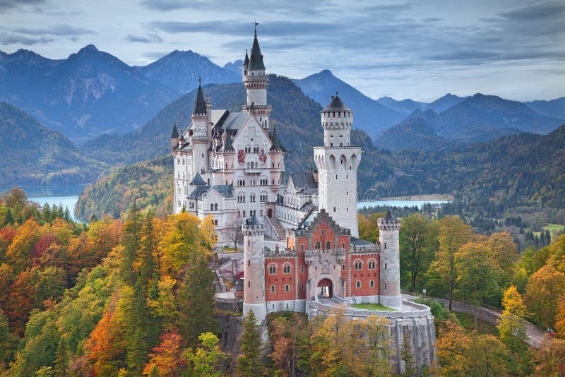 German Neuschwanstein zamek obrazy royalty free German Neuschwanstein zamek obrazy royalty free