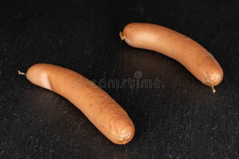 German Pork Sausage on Grey Stone Stock Photo Image of grey