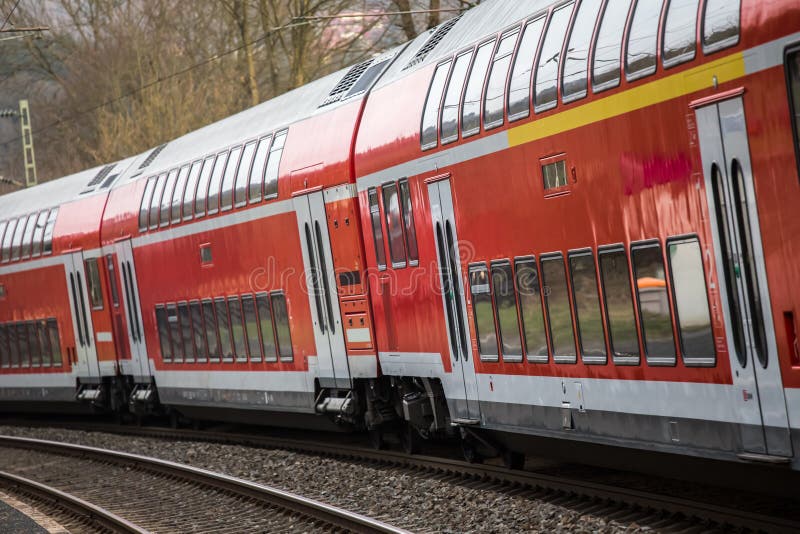 German Railway Passenger Train Stock Photo Image of passenger, train