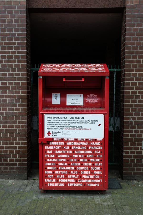 Donation dropoff location editorial stock photo. Image of donation