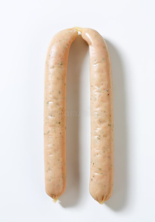 German sausages stock photo. Image of slice, weisswurst 33006214