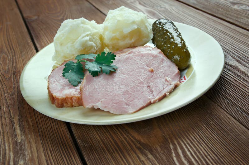 German Senfbraten stock photo. Image of serving, meat - 52366898