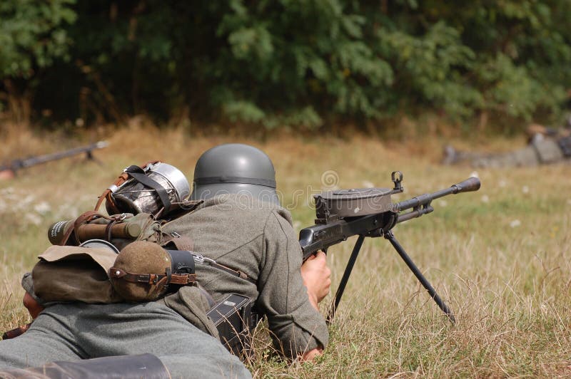 German soldier of WW2 royalty free stock image