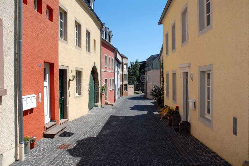 Old German Halftimbered Houses, Braubach, Germany Stock Image Image