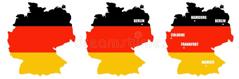 Germany on Europe map stock vector. Illustration of union - 4291054