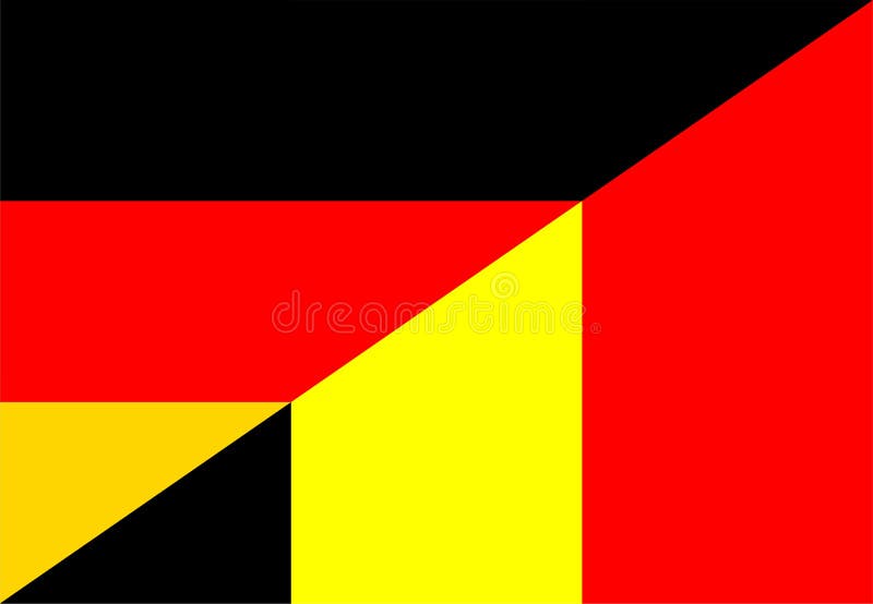 Germany belgium flag stock image. Image of banner, neighbor 88243693