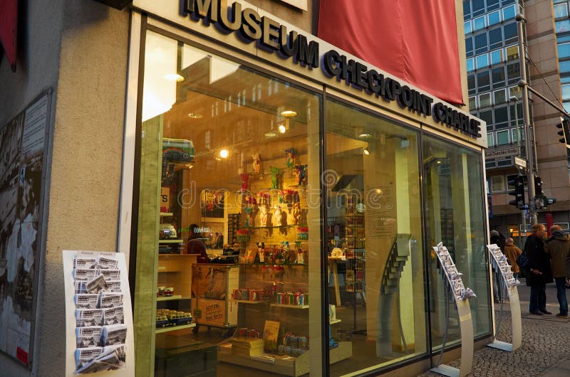 Germany. `Museum Checkpoint Charlie ` in Berlin. February 16, 2018