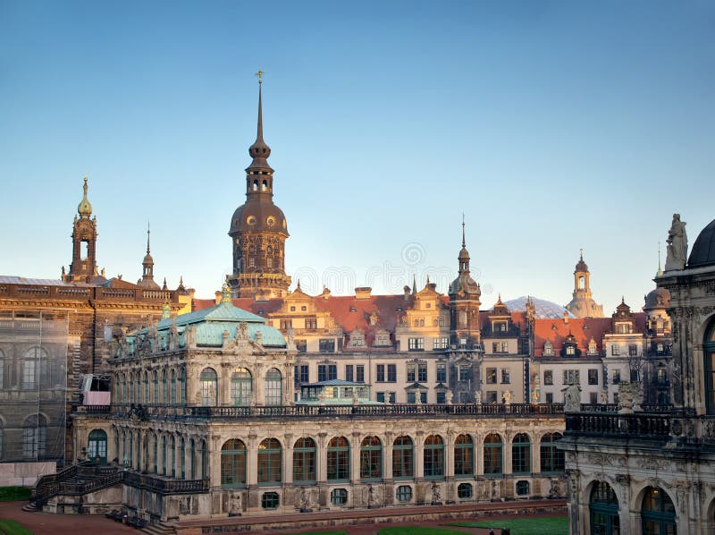 germany Dresda antica Zwinger fotografia stock germany Dresda antica Zwinger fotografia stock