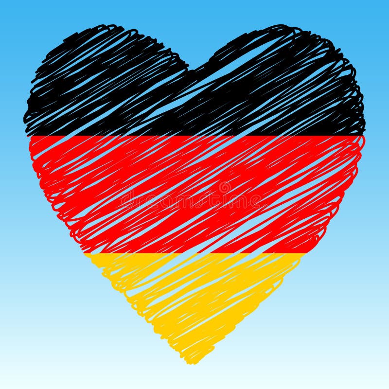 Germany Flag Heart Stock Illustrations 1,448 Germany Flag Heart Stock
