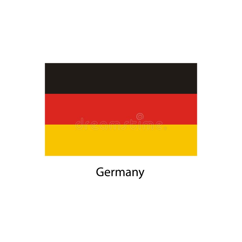 Germany Flag, Official Colors and Proportion Correctly. National