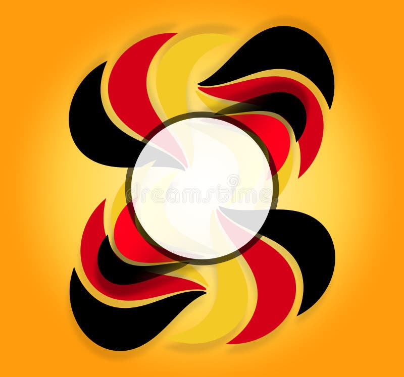 Germany german creative stock illustration. Illustration of title