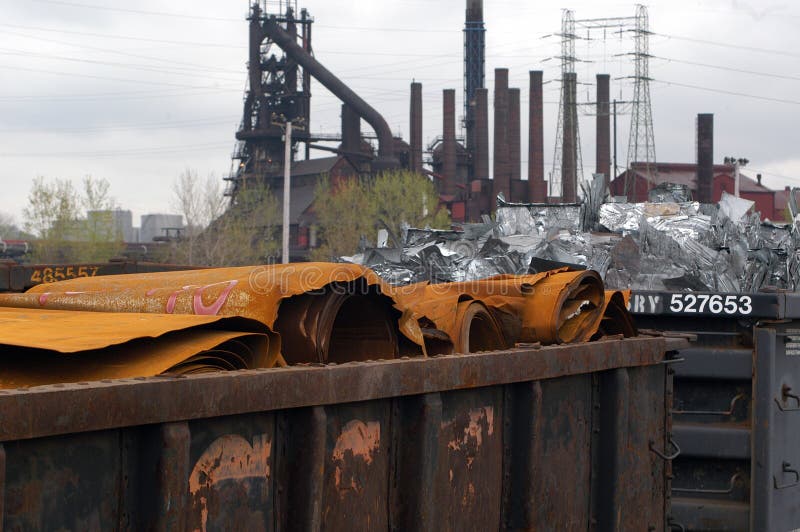 Geroest staal stock afbeelding Geroest staal stock afbeelding