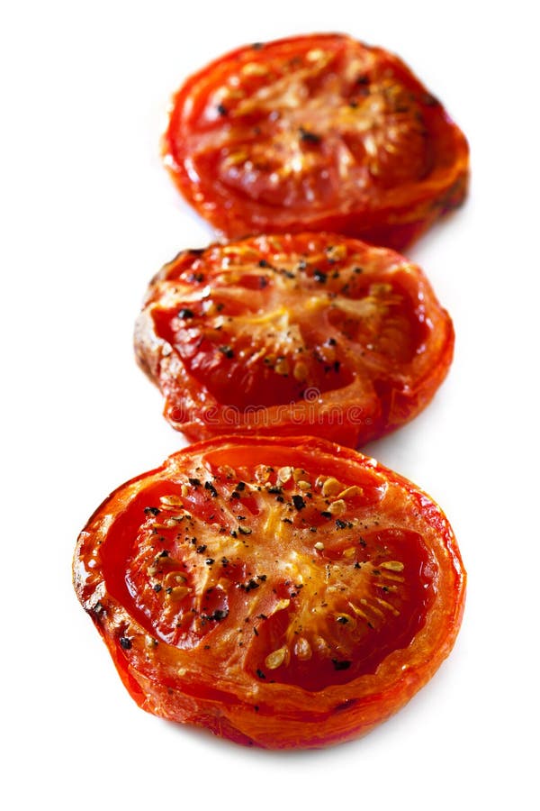 Geroosterde Geïsoleerdea Tomaten