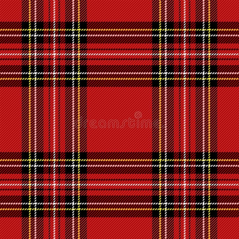 Geruite Schots wollen stof van het Kerstmis het nieuwe jaar Patroon Schotse kooi