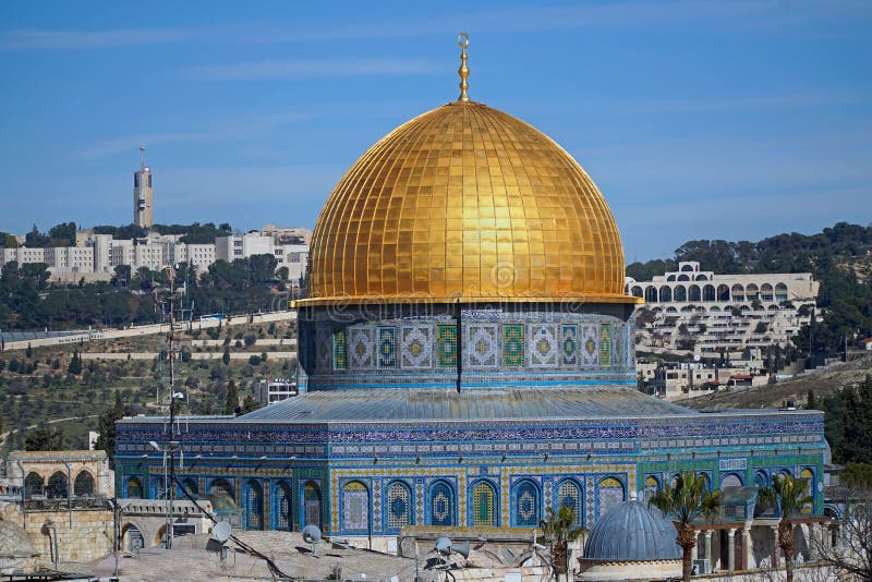 Gerusalemme, Cupola Della Roccia Fotografia Stock Immagine di
